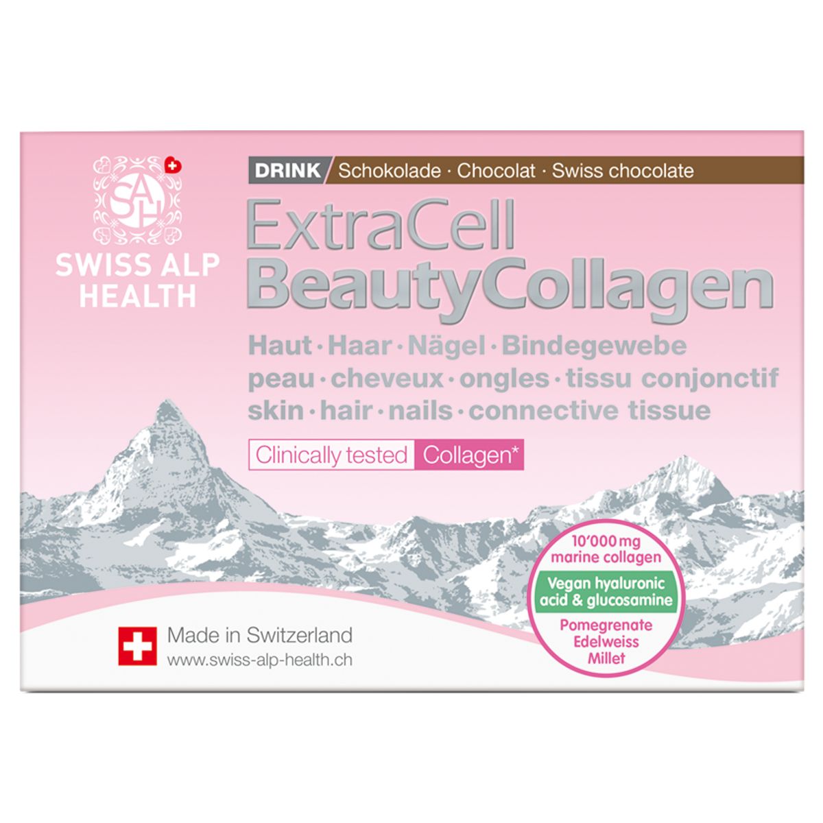 Extra Cell Beauty Collagen Drink Beeren Choco 20x 15 g