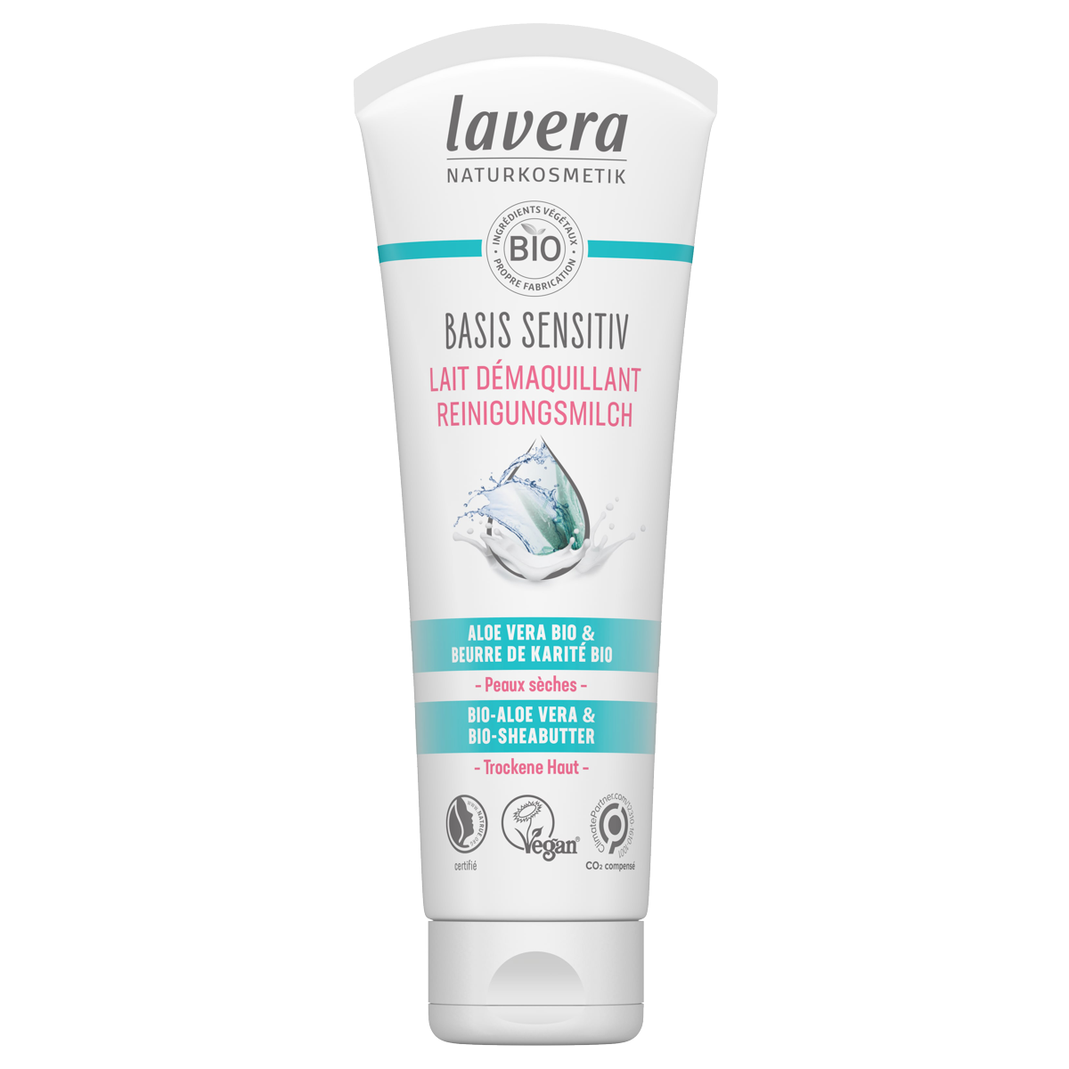 Lavera Reinigungsmilch 2in1 basis sensitiv 125 ml Lavera Reinigungsmilch 2in1 basis sensitiv 125 ml