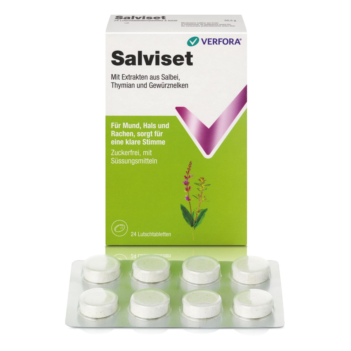 Salviset Pastillen 24 Stück Salviset Pastillen 24 Stück