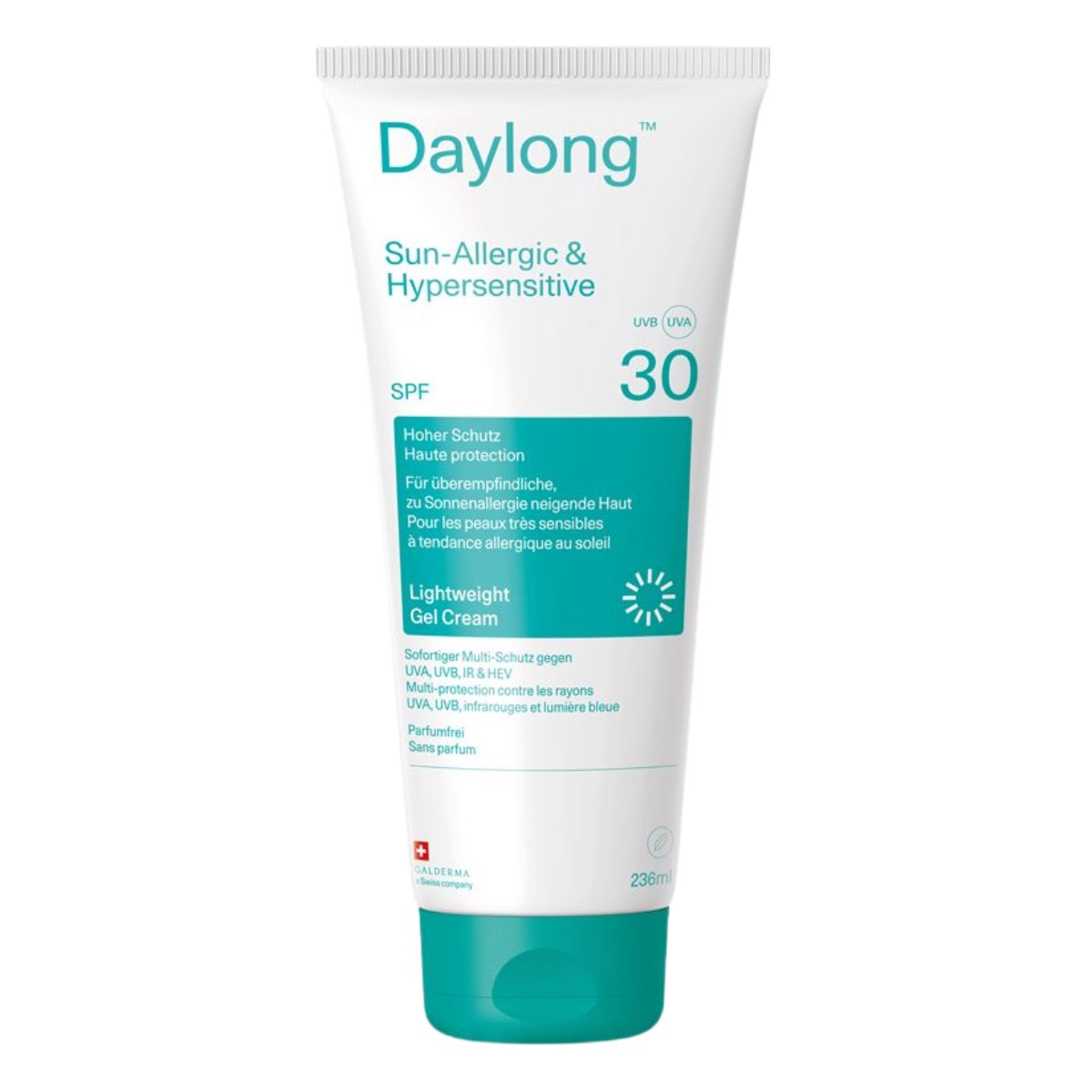 Daylong Sun Allergic & Hypersensitive Lightweight Gel Creme SPF 30 236 ml