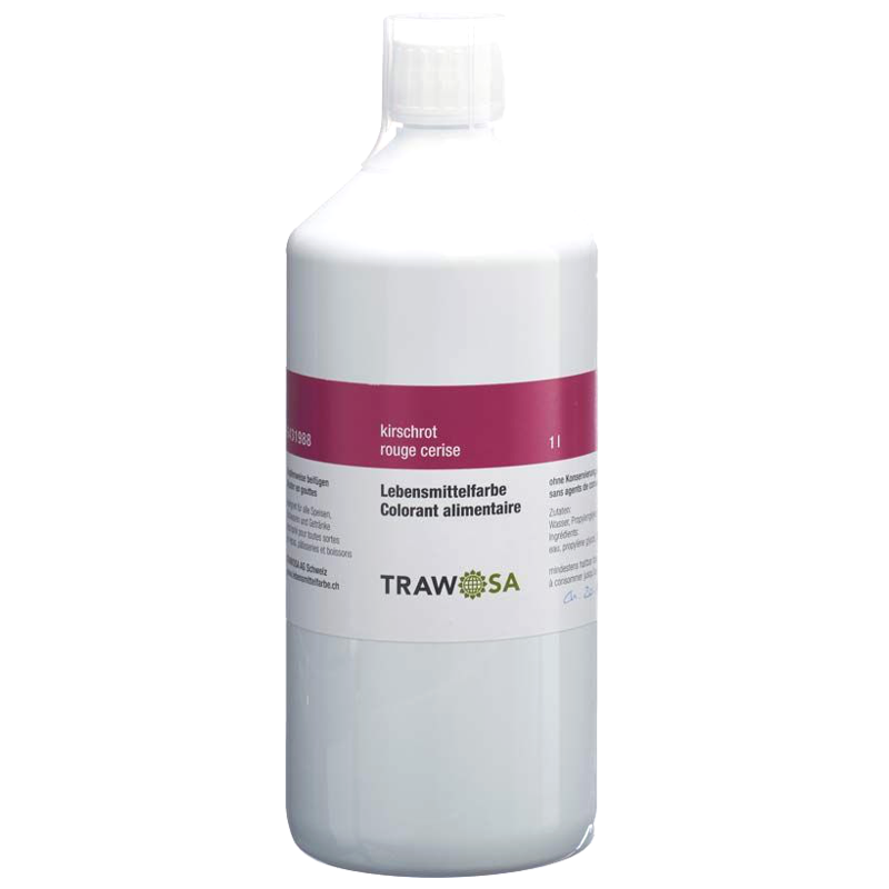 TRAWOSA Lebensmittelfarbstoff kirschrot 1000 ml TRAWOSA Lebensmittelfarbstoff kirschrot 1000 ml