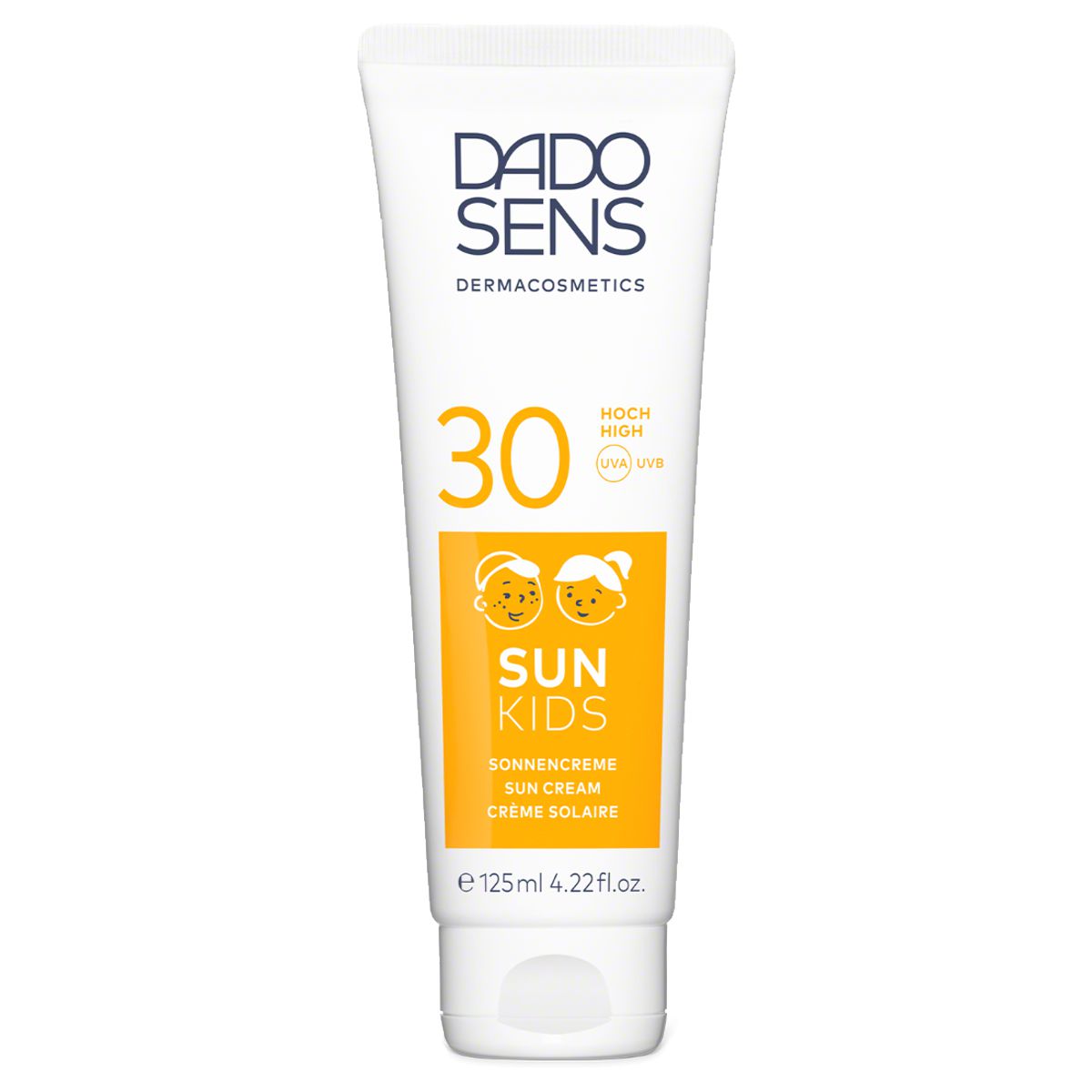 Dado Sens Sun Sonnen Creme Kids SPF30 125 ml Dado Sens Sun Sonnen Creme Kids SPF30 125 ml
