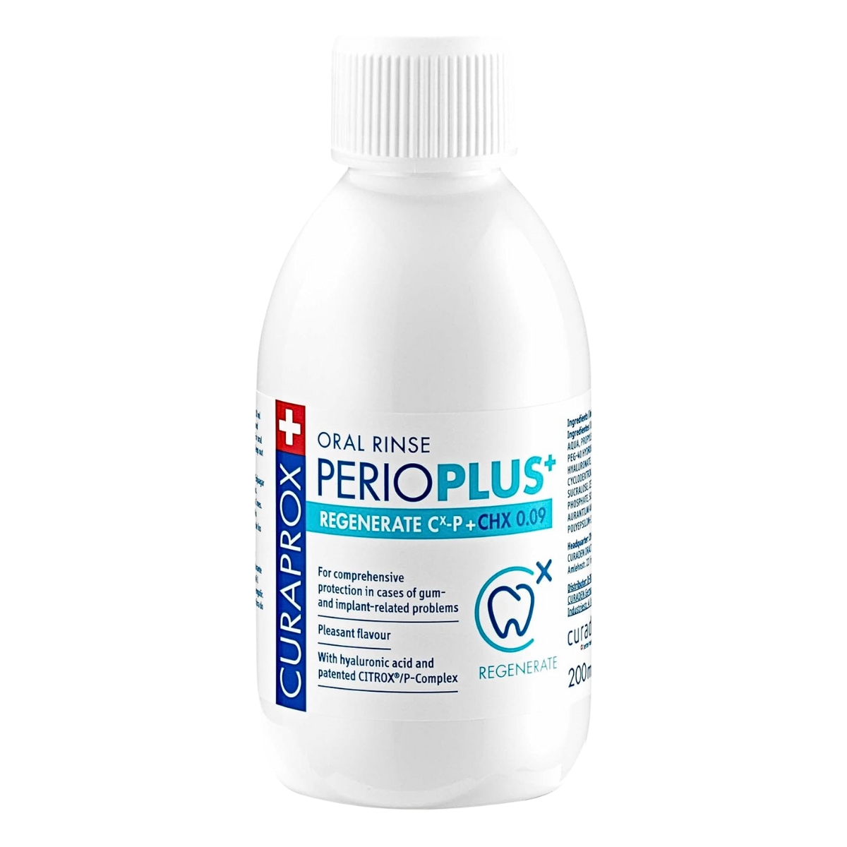 Curaprox Perio Plus Regenerate CHX 0.09 % 200 ml