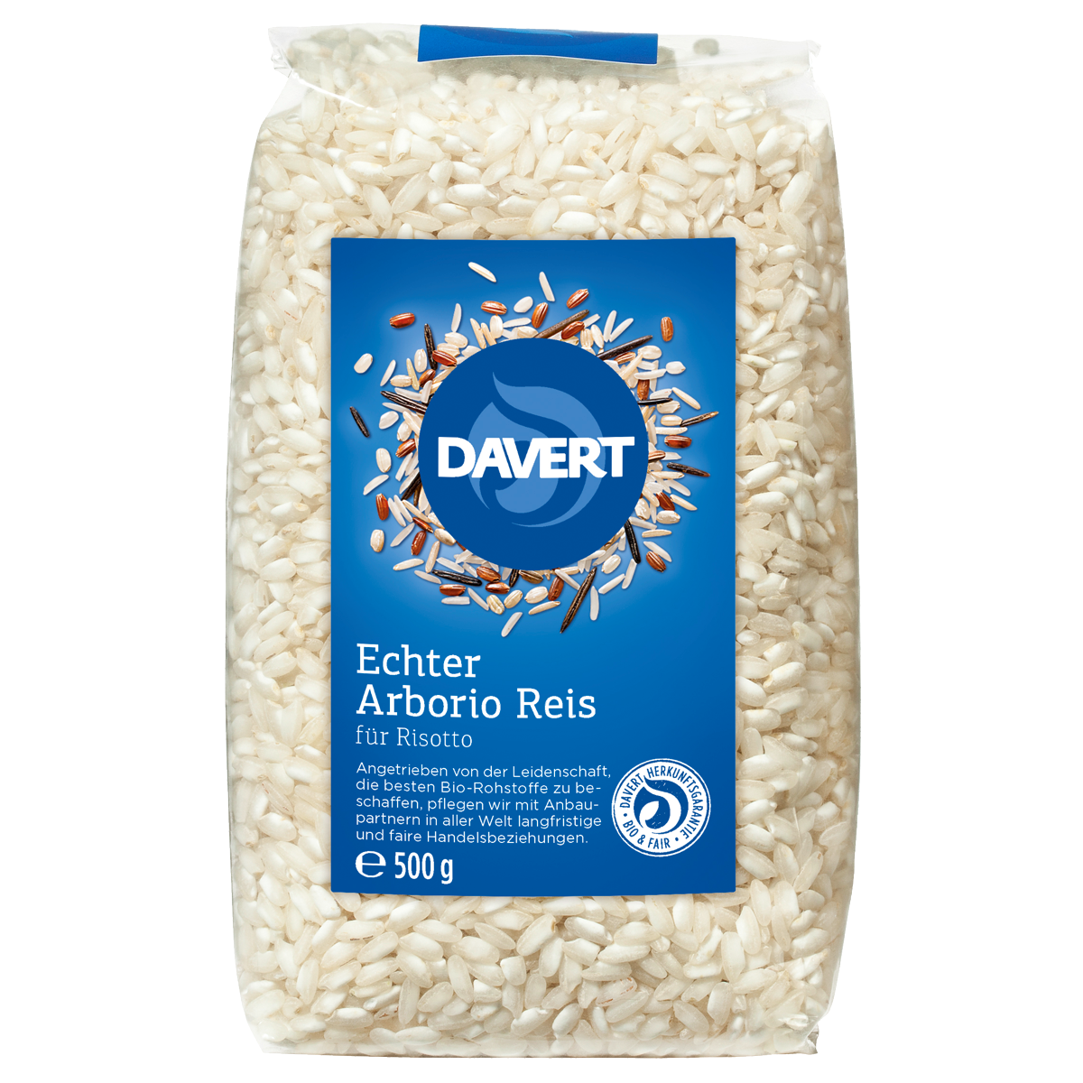 Davert Echter Arborio Reis für Risotto 500 g Davert Echter Arborio Reis für Risotto 500 g