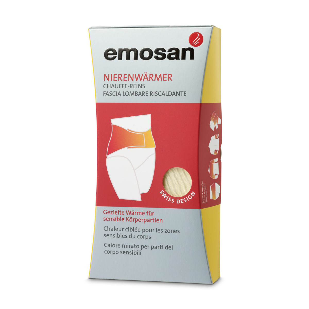 EMOSAN Nierenwärmer Velcro S écru EMOSAN Nierenwärmer Velcro S écru