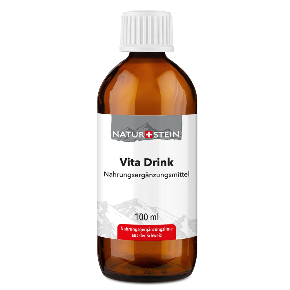Naturstein Vita Drink Glasflasche 100 ml Naturstein Vita Drink Glasflasche 100 ml