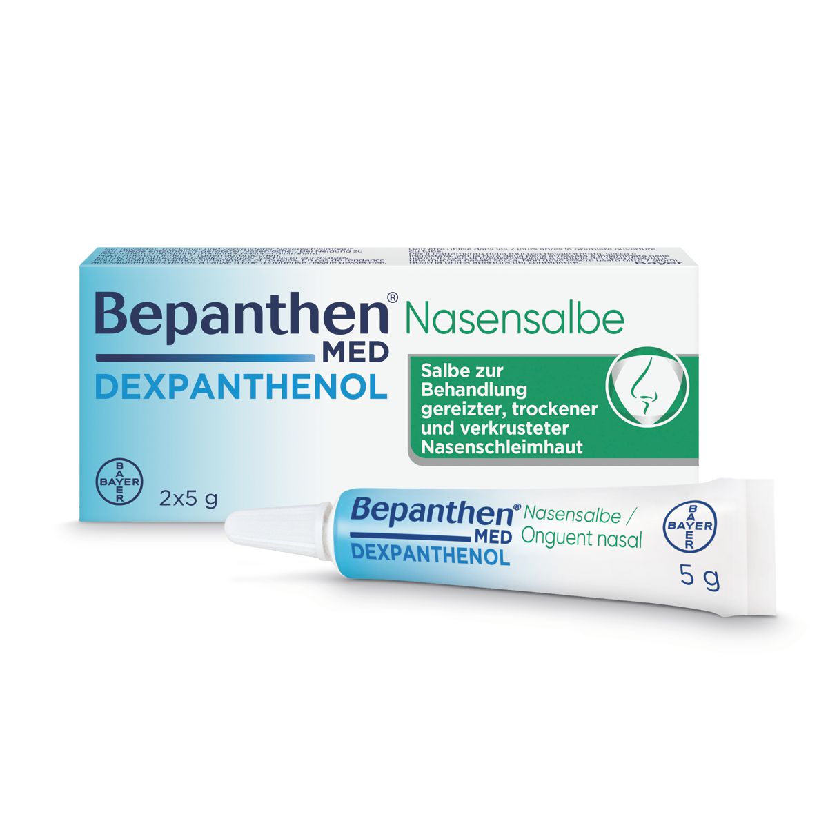 Bepanthen MED Nasensalbe 50 mg/g 2 Tube 5 g Bepanthen MED Nasensalbe 50 mg/g 2 Tube 5 g