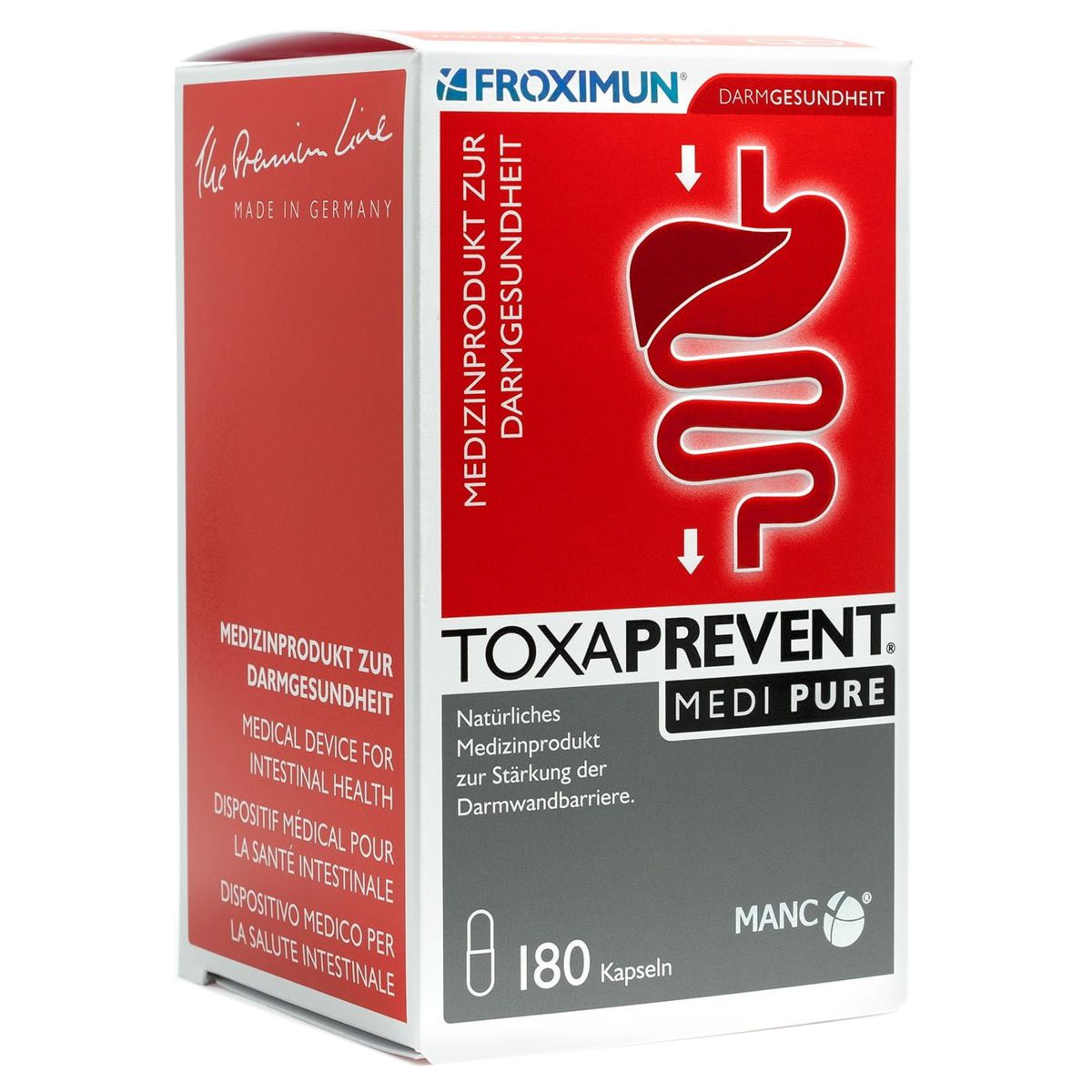 Toxaprevent Medi Pure Kapseln 180 Stück Toxaprevent Medi Pure Kapseln 180 Stück