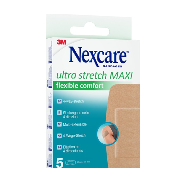 3M Nexcare Ultra Stretch Maxi Felx Comfort 50 x 101 mm 5 Stück
