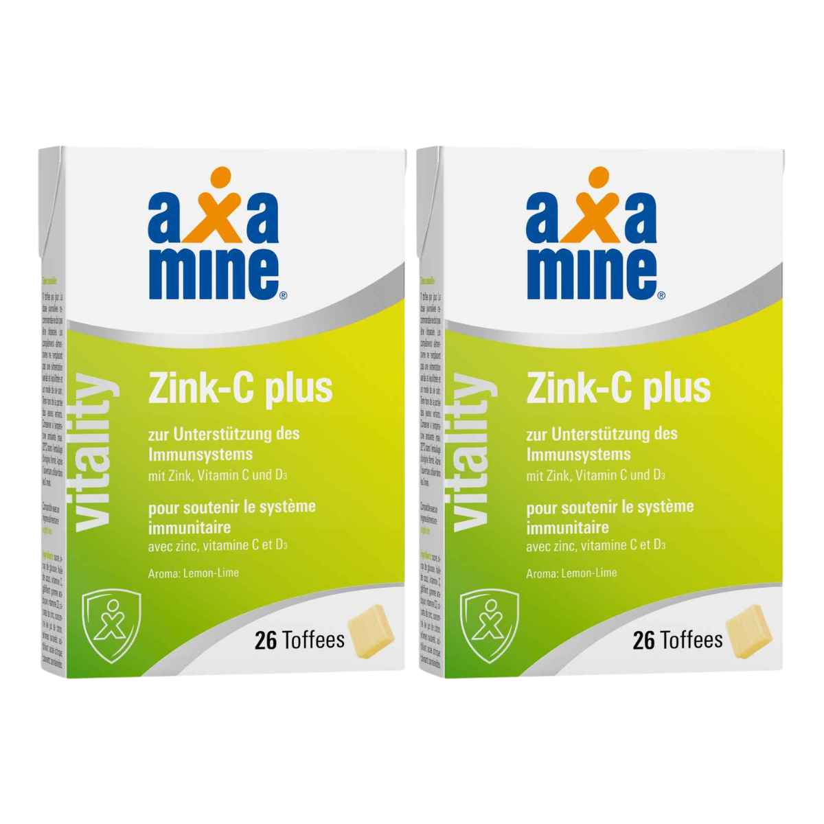 Axamine Zink-C plus 2x 26 Toffees Axamine Zink-C plus 2x 26 Toffees