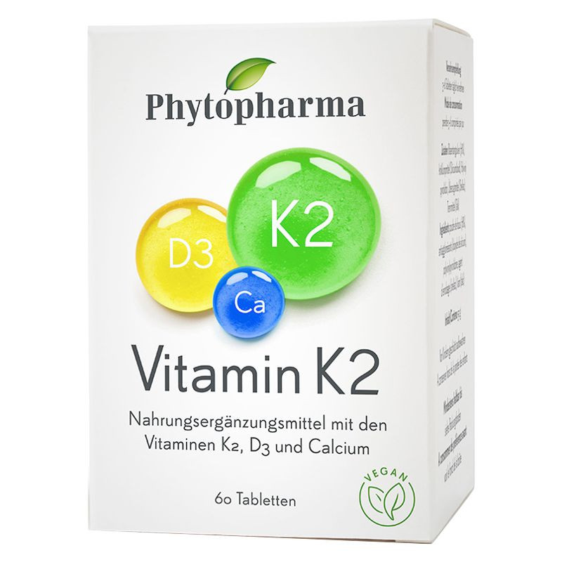 Phytopharma Vitamin K2 Tabletten 60 Stück Phytopharma Vitamin K2 Tabletten 60 Stück