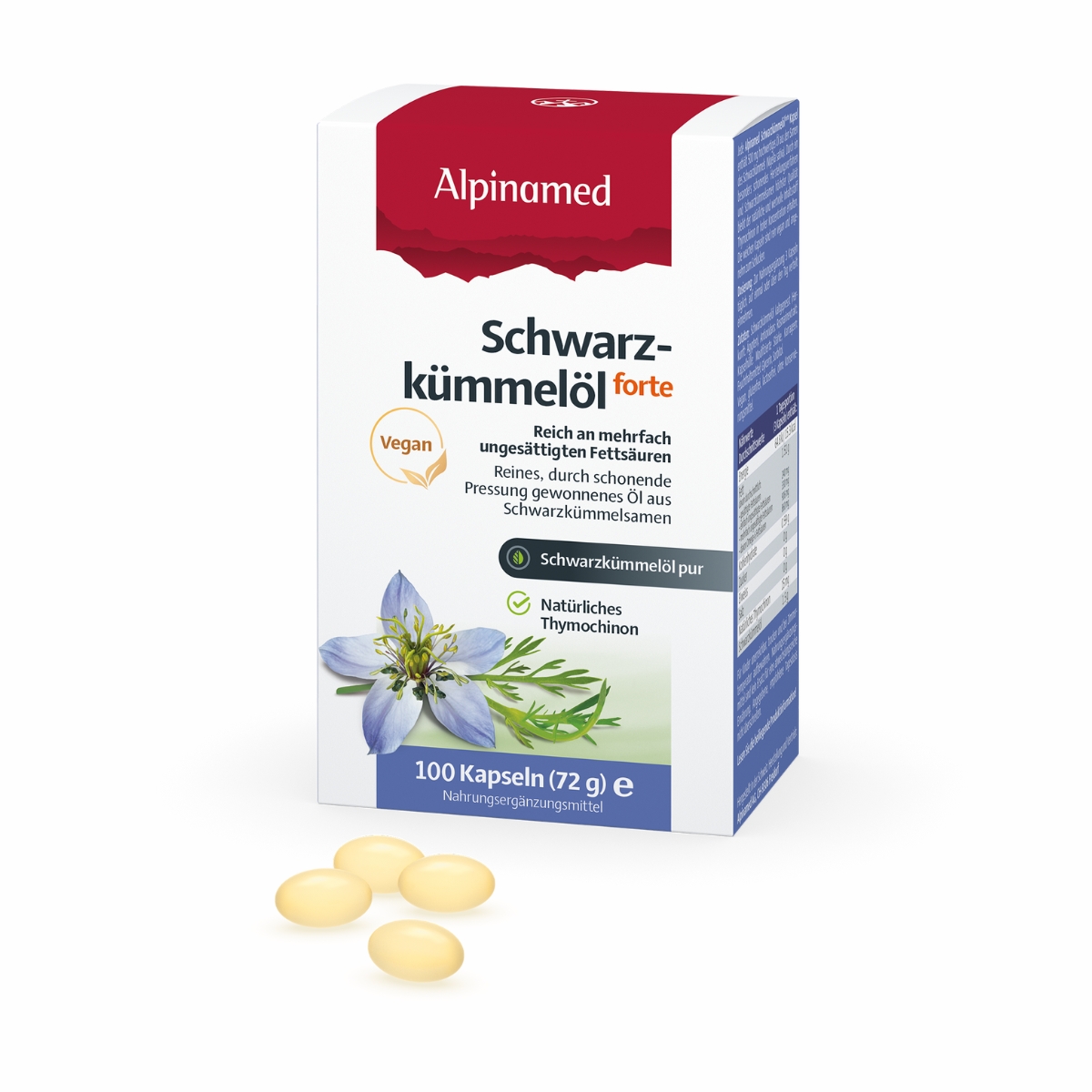 Alpinamed Schwarzkümmelöl Forte Kapseln 100 Stück