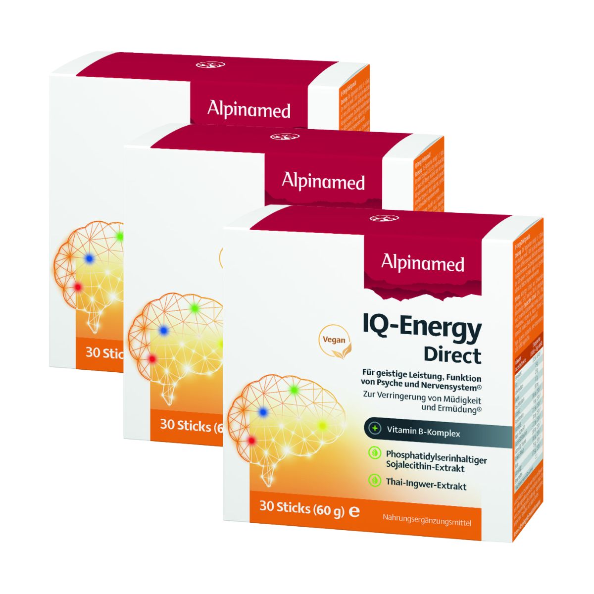 Alpinamed IQ-Energy Direct 3x 30 Stick 5 g
