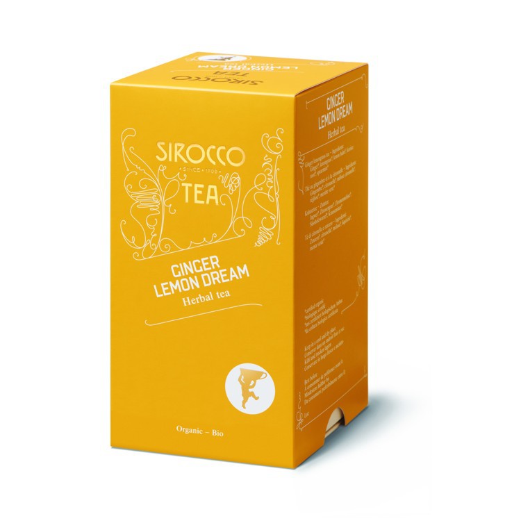 Sirocco Teebeutel Ginger Lemon Dream 20 Stück Sirocco Teebeutel Ginger Lemon Dream 20 Stück