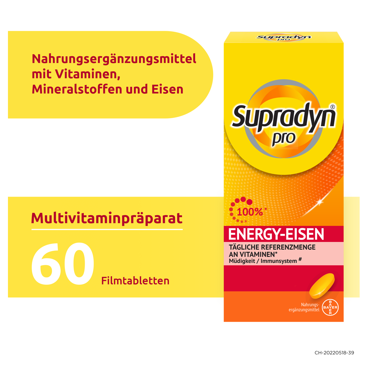 Supradyn Energy Eisen Filmtabletten 3x 60 Stück Supradyn Energy Eisen Filmtabletten 3x 60 Stück