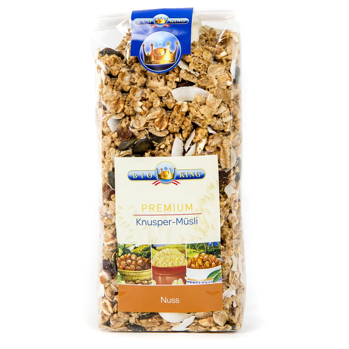 Bioking Premium Knuspermüesli Nuss Bio 375 g