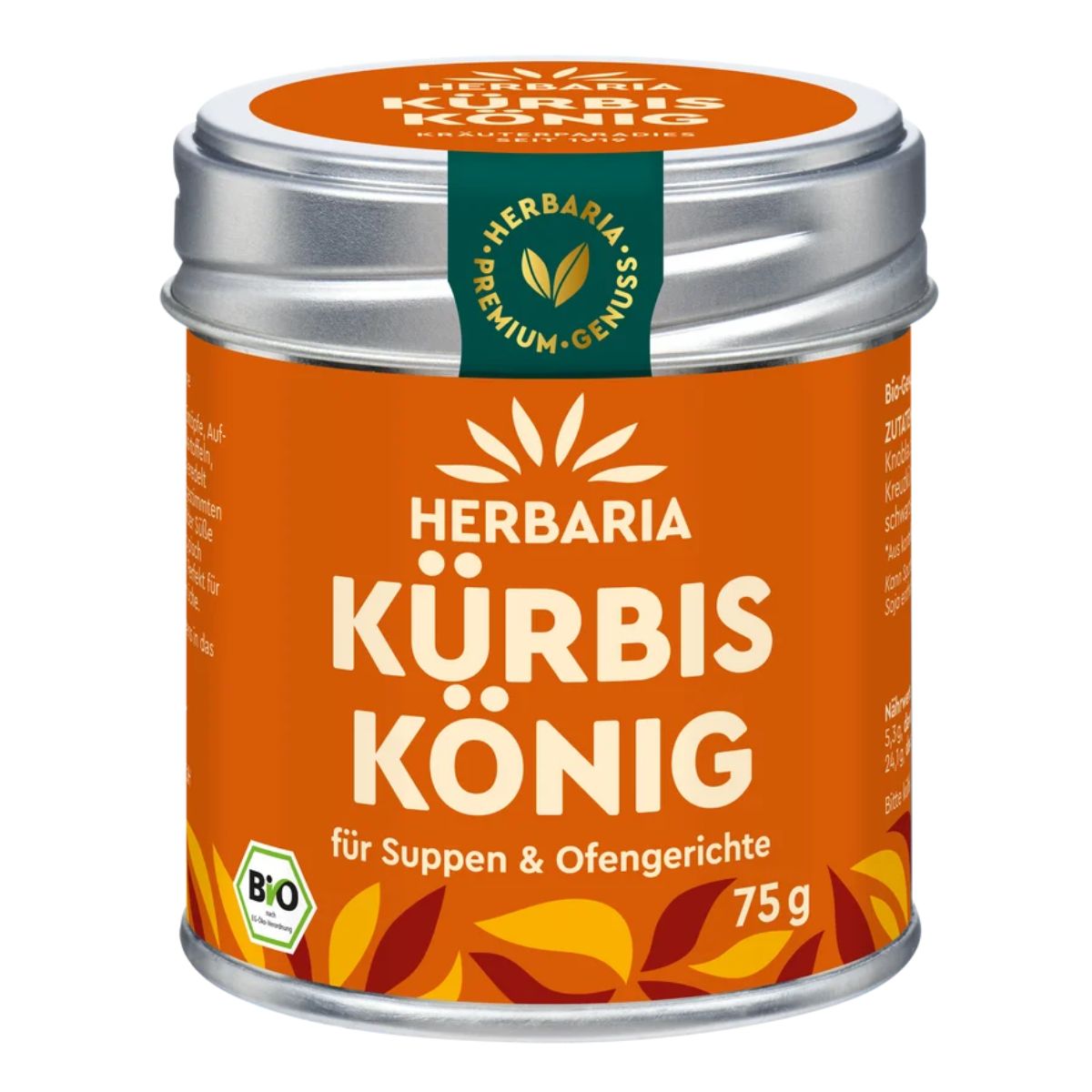 Herbaria Kürbiskönig Bio 75 g