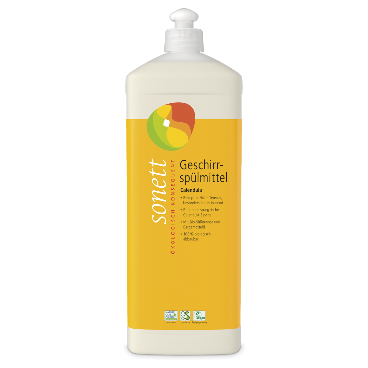 Sonett Geschirrspülmittel Calendula Nachfüllflasche 1 Liter Sonett Geschirrspülmittel Calendula Nachfüllflasche 1 Liter