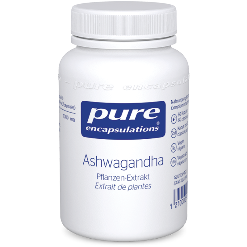 PURE Ashwagandha Kapseln 60 Stück PURE Ashwagandha Kapseln 60 Stück