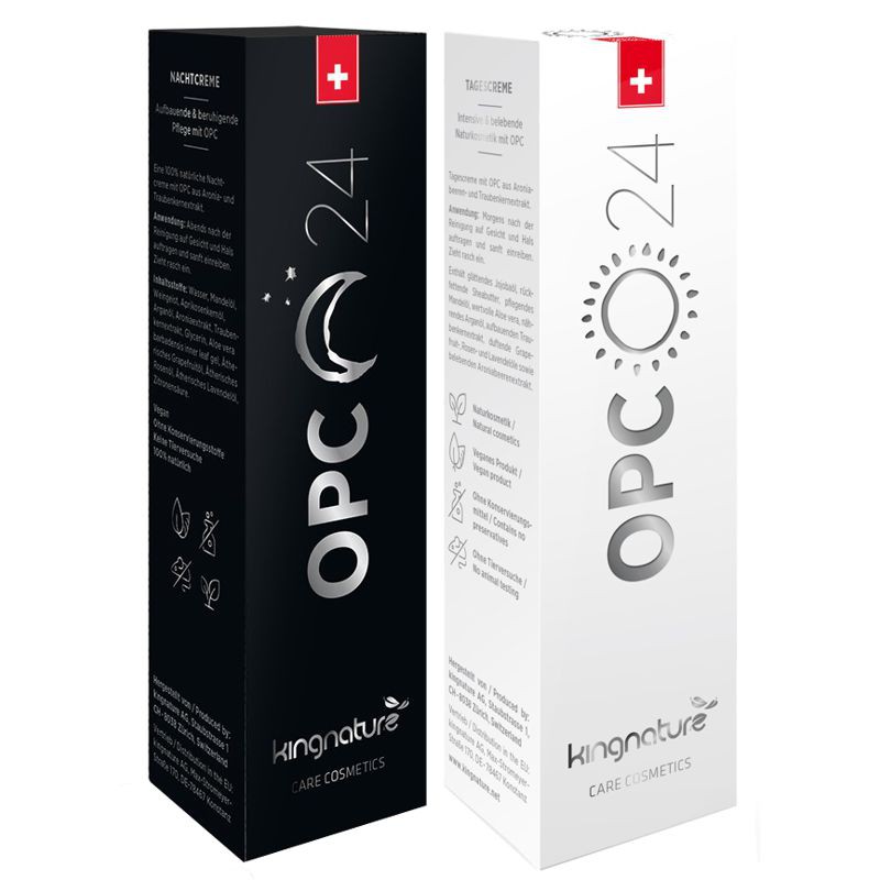 Kingnature OPC 24 Tagescreme + Nachtcreme Kingnature OPC 24 Tagescreme + Nachtcreme