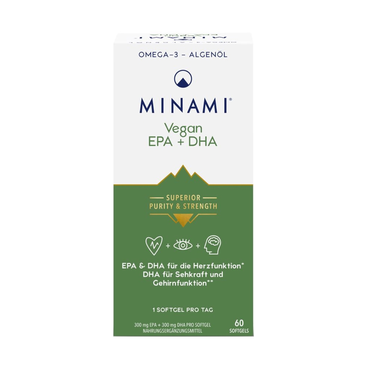 Minami Vegan EPA + DHA Softgels 60 Stück Minami Vegan EPA + DHA Softgels 60 Stück