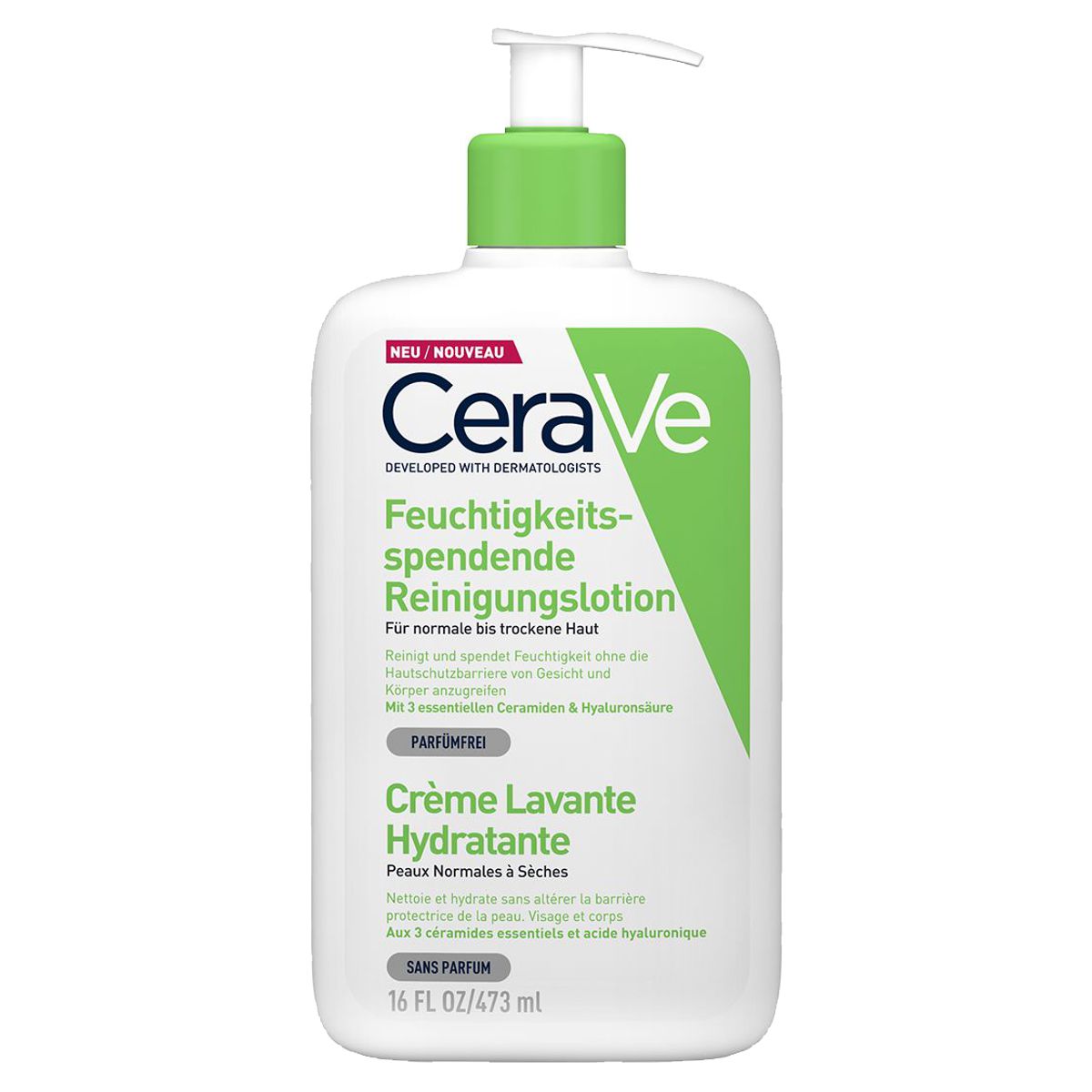 CeraVe Feuchtigkeitsspendende Reinigungslotion 473 ml CeraVe Feuchtigkeitsspendende Reinigungslotion 473 ml