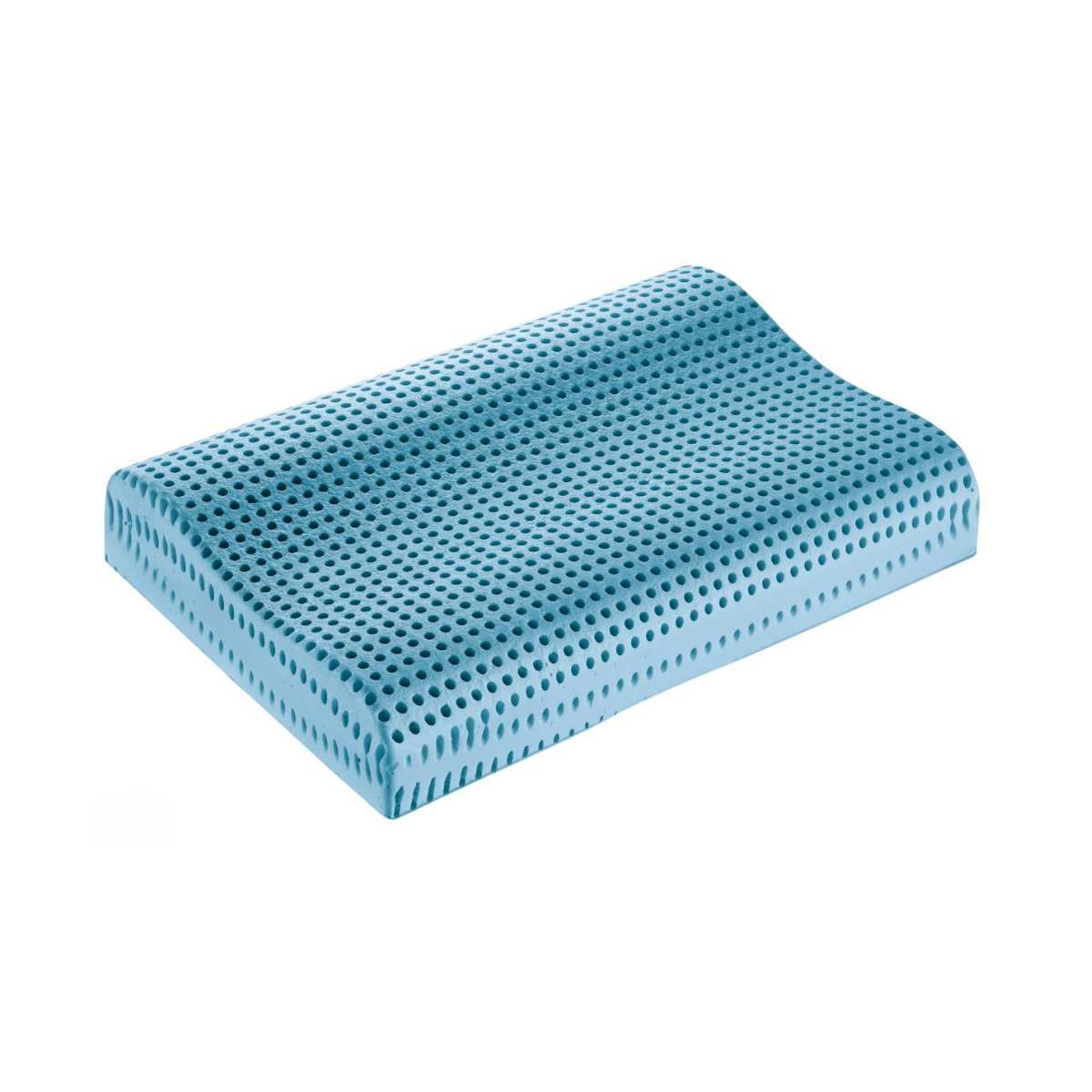 Biosynex Memozervikalkissen Doppelwelle blau