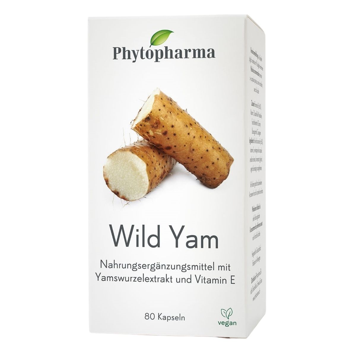 Phytopharma Wild Yam Yamswurzel 80 Stück