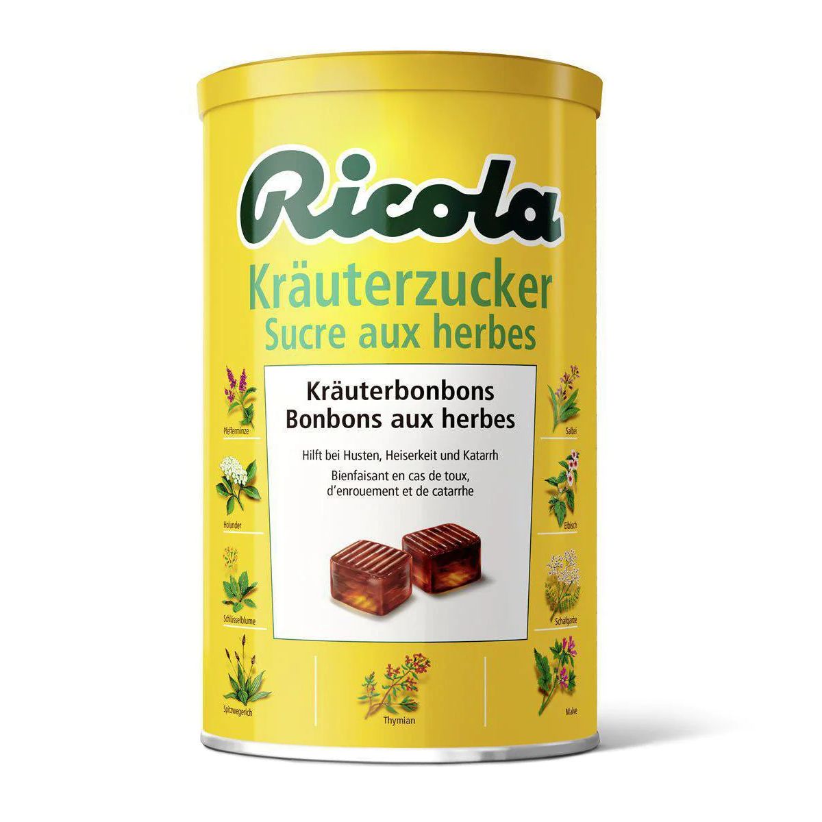 Ricola Kräuterzucker Bonbons Dose 400 g Ricola Kräuterzucker Bonbons Dose 400 g