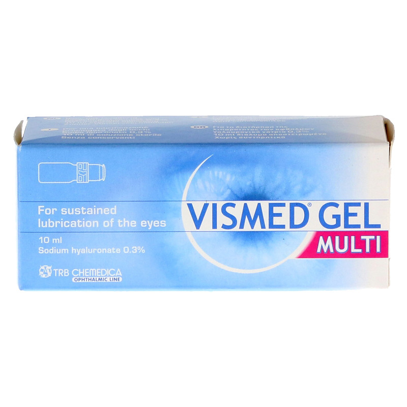 VISMED Gel 3 mg/ml Multi Hydrogel Flasche 10 ml VISMED Gel 3 mg/ml Multi Hydrogel Flasche 10 ml