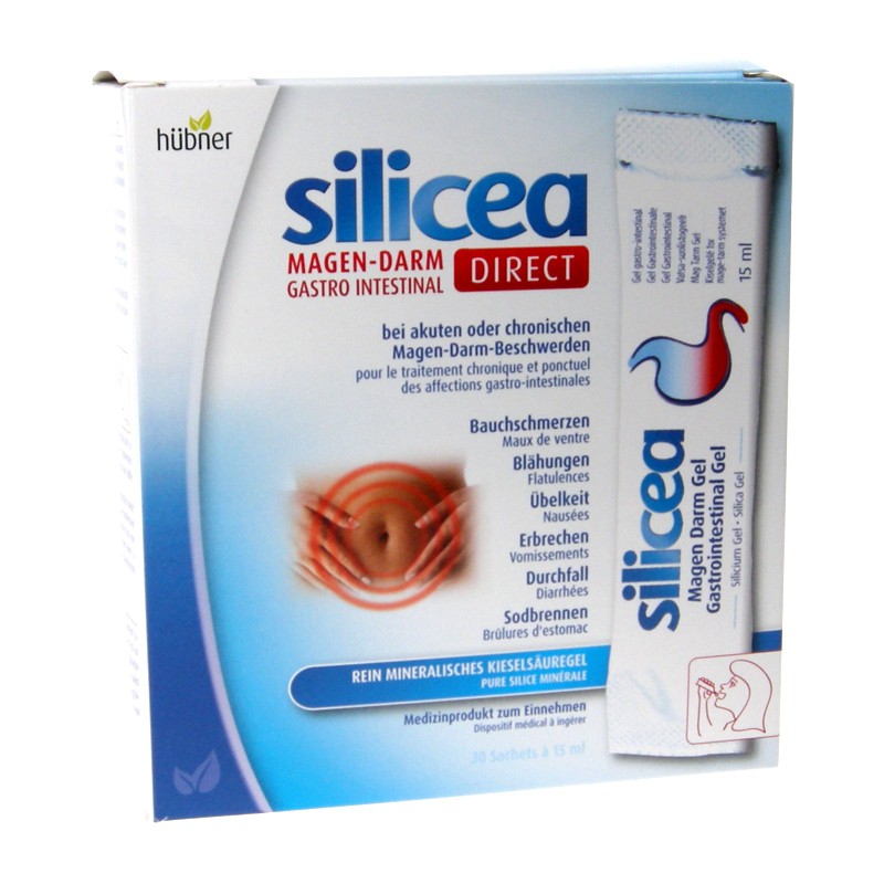 HÜBNER Silicea Magen Darm Direct Gel 30 Stick 15 ml, Vitaminplus O