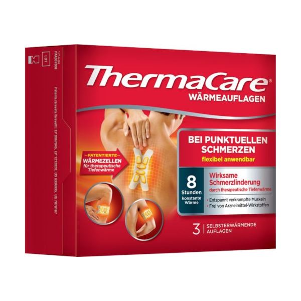 ThermaCare Wärmeauflagen bei punktuellen Schmerzen, 3 St. Pflaster