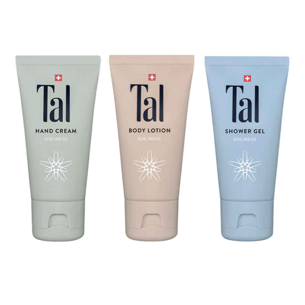 Tal Travel Set – Handcreme, Body-Lotion und Duschgel in Reisegrösse