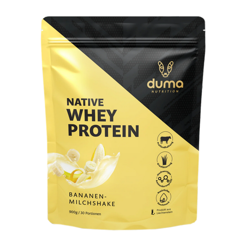 Duma Native Bio Whey Protein Bananen - Milchshake - kaufen Vitaminplus